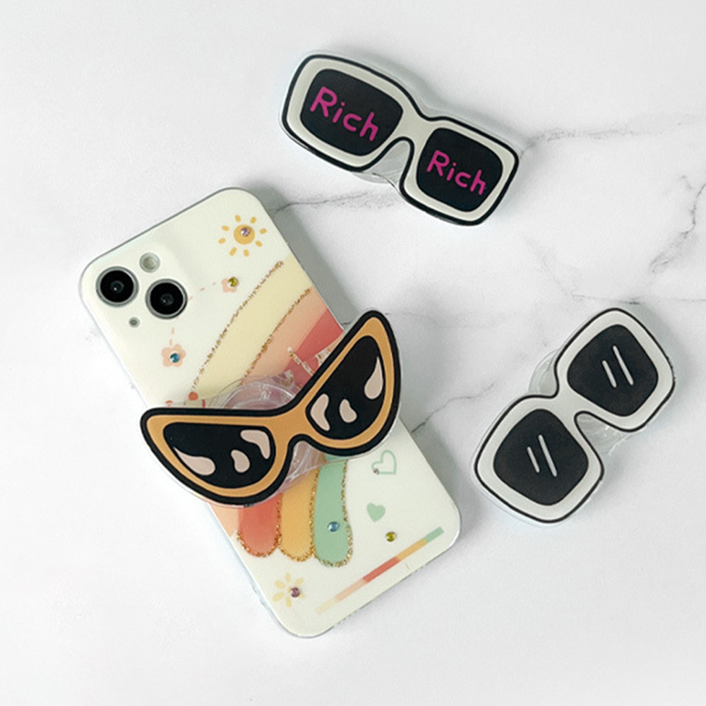 Phone Accessories For Girls - Supporto per telefono con occhiali stile