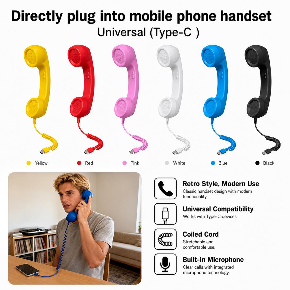 Telefono Bluetooth retrò wirel - Retro Handset Phone recensione e prezzo