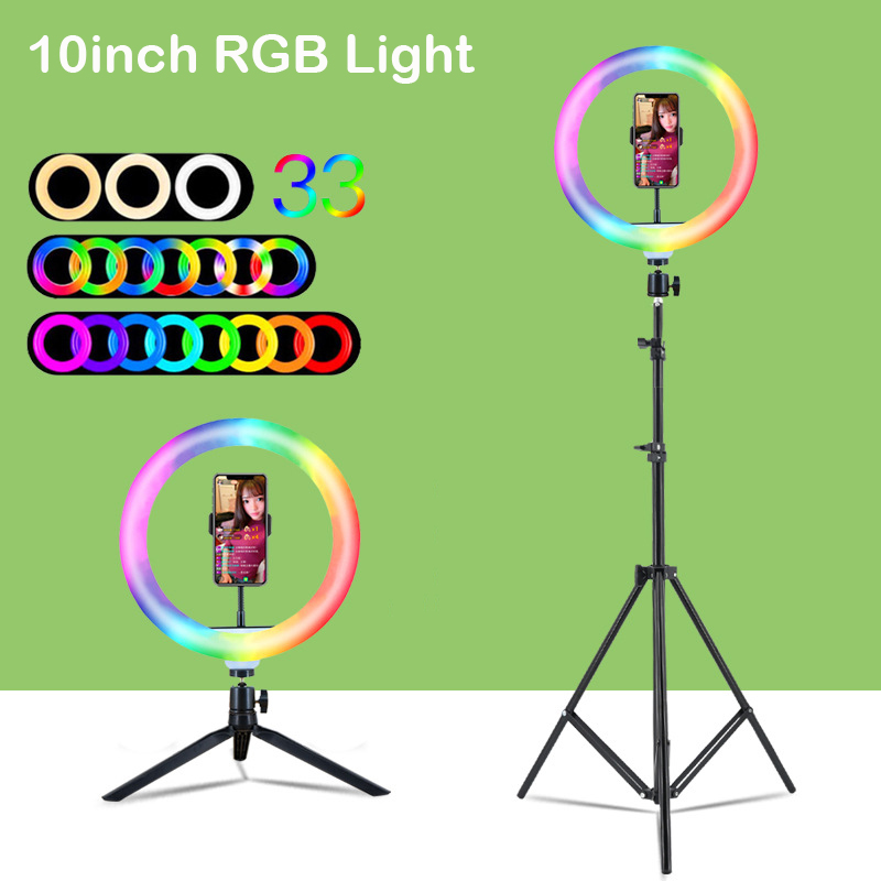 Luce ad Anello RGB da 10 Polli - Selfie Stick Tripod recensione e prezzo